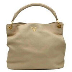 Prada Vitello Dino Leather Hobo Shoulder Bag SabiA